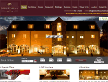 Tablet Screenshot of deeberthousehotel.com